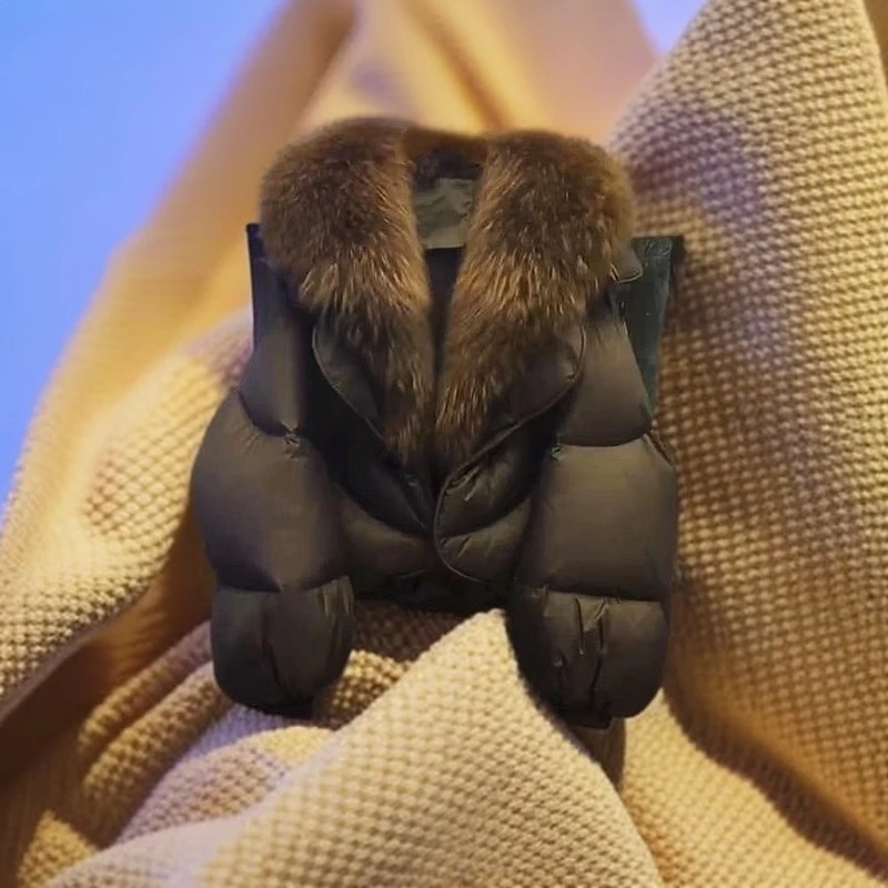 【大爱美依缘】新款时尚韩版保暖棉服冬季小个子洋气百搭毛领外套女