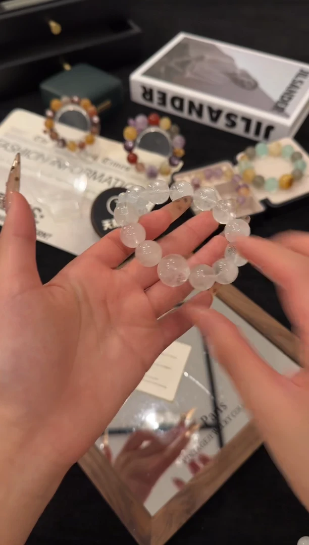 未镶嵌手链水晶白阿赛x01