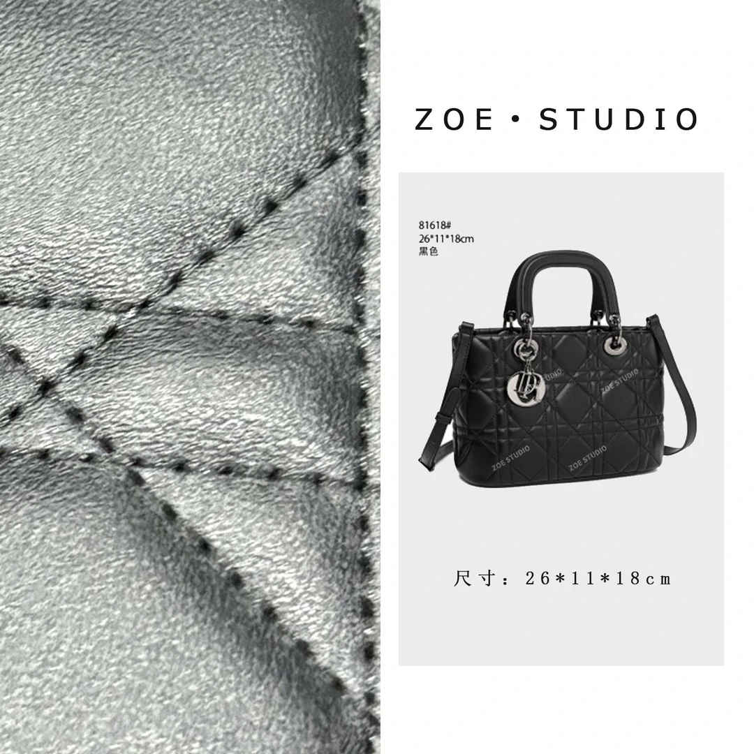 【佐伊甄选】QYX-81618-黑色轻奢女士时尚潮流通勤腋下斜挎包