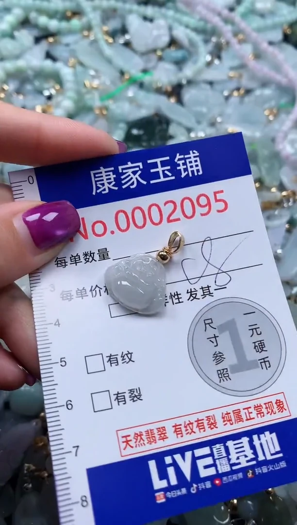 颈饰未镶嵌翡翠2095