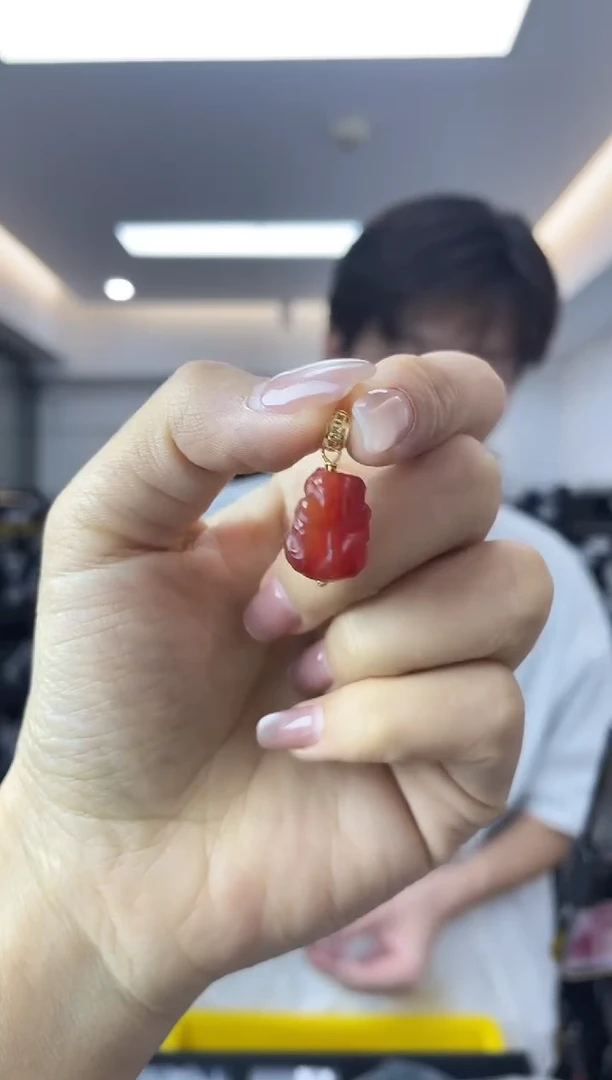 南红玛瑙·银S925镶嵌多样性一件发货