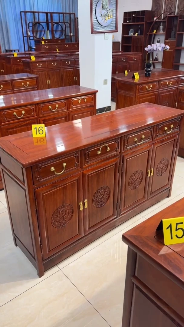 花梨木类柜类家具138*40*80餐边柜刺猬紫檀