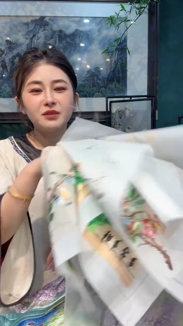 刺绣非遗苏绣手工刺绣单面绣随发