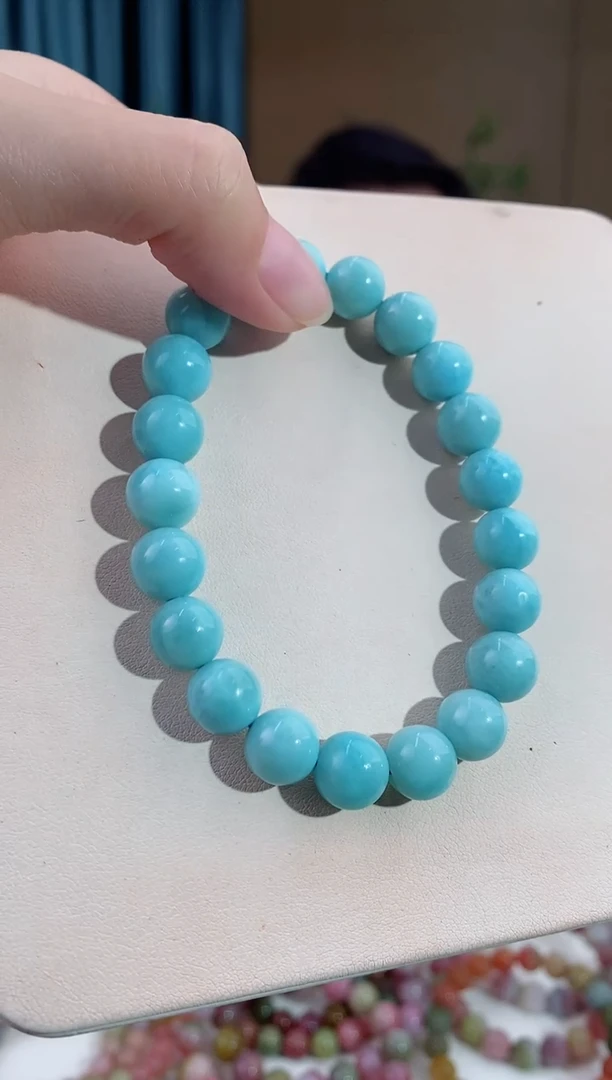 未镶嵌针钠钙石（海纹石）手串300