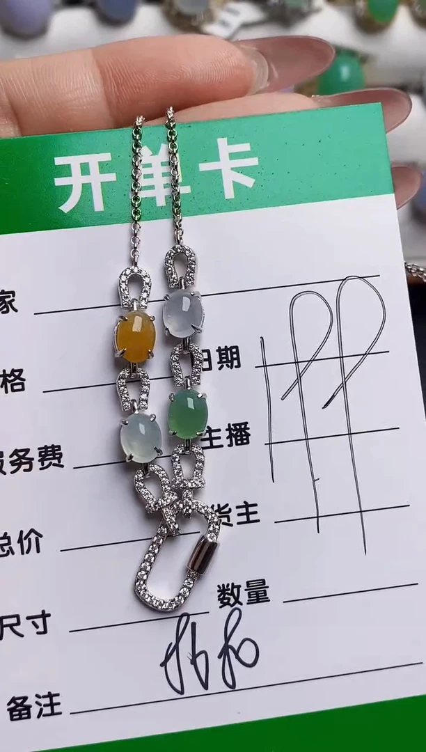 银S925镶嵌戒指翡翠8680