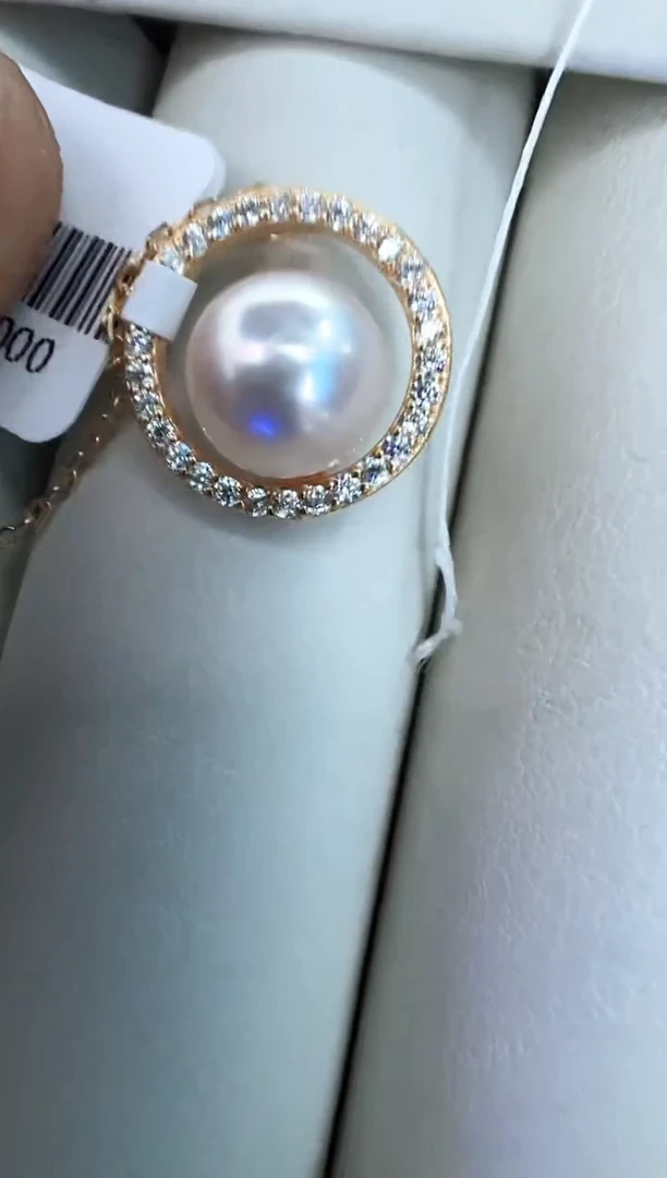 【闪购商品】海水珍珠颈饰银S925镶嵌套链