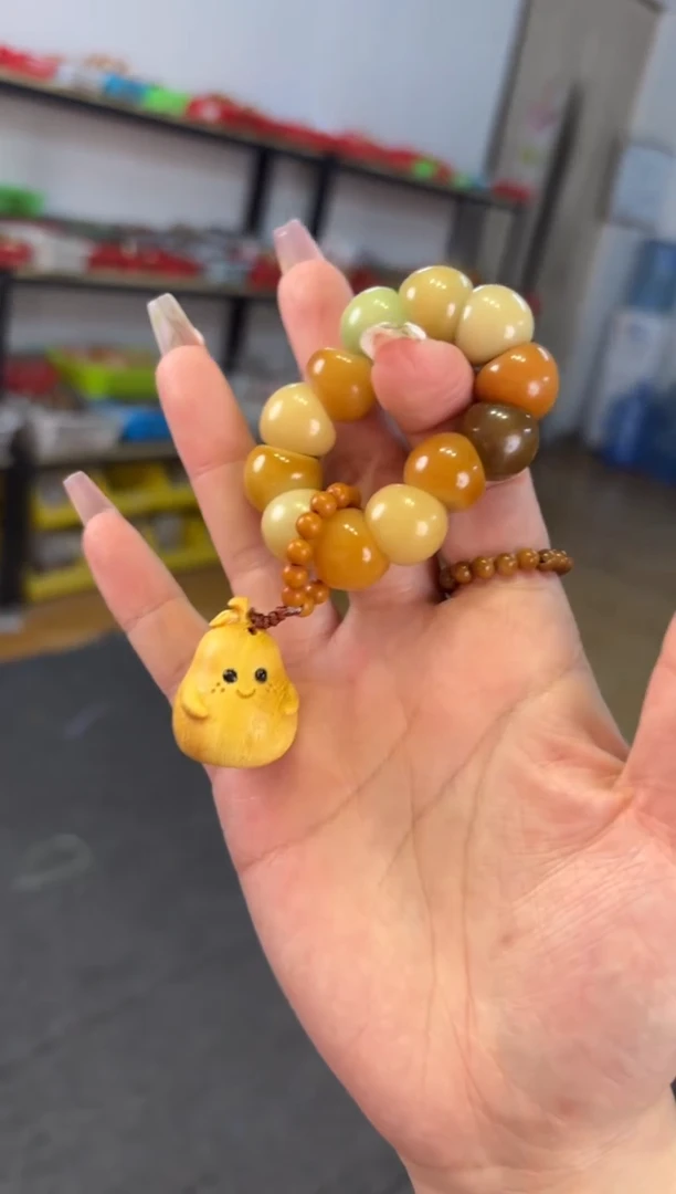 【闪购商品】菩提根/象牙果吊坠14mm菩提根木有压力手捻