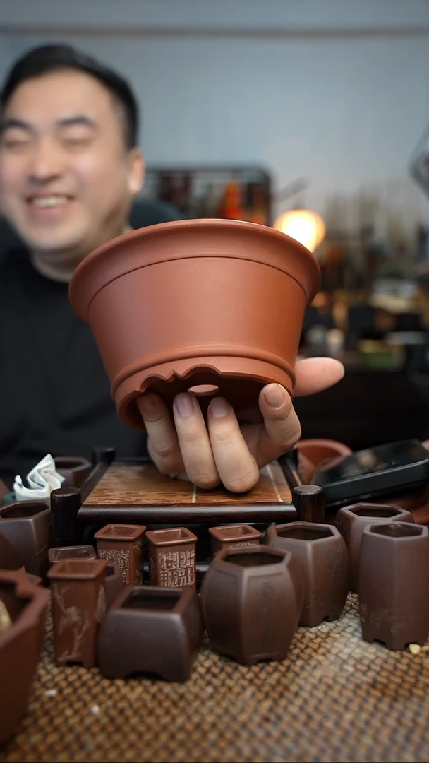 紫砂花盆長木軒精品紫砂