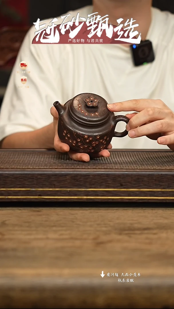 冠砂甄选紫砂茶壶34