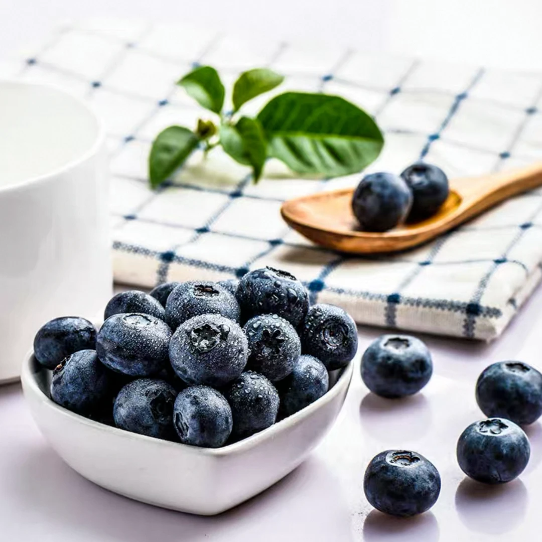 蓝莓大果18-15mm当日采摘发货爽口爆汁孕婴辅食100g/盒2