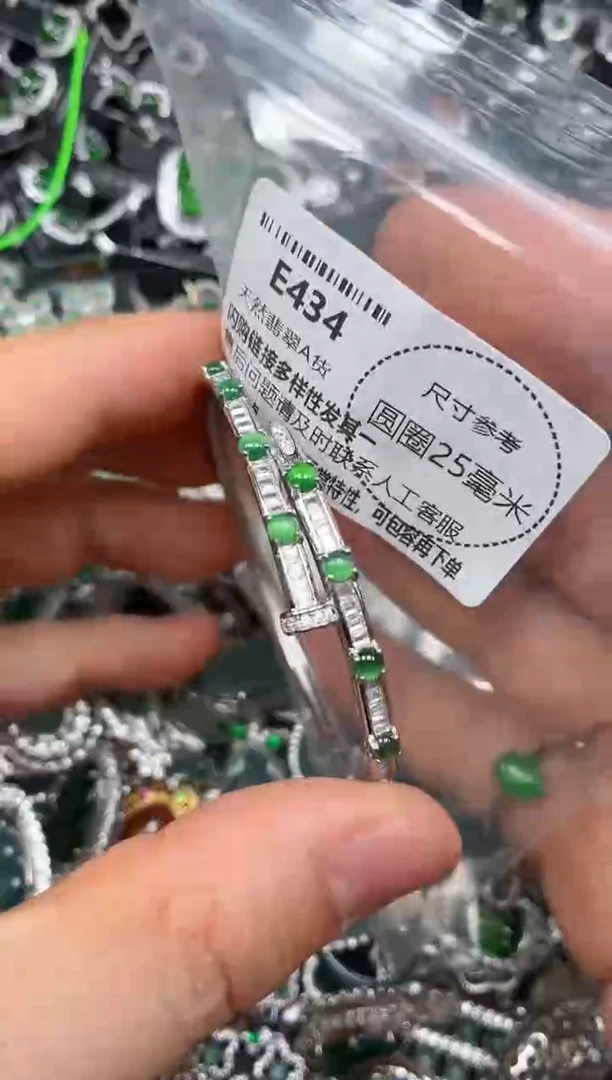 颈饰未镶嵌翡翠E434手镯