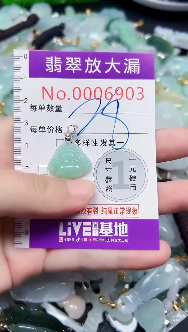 颈饰未镶嵌翡翠6903