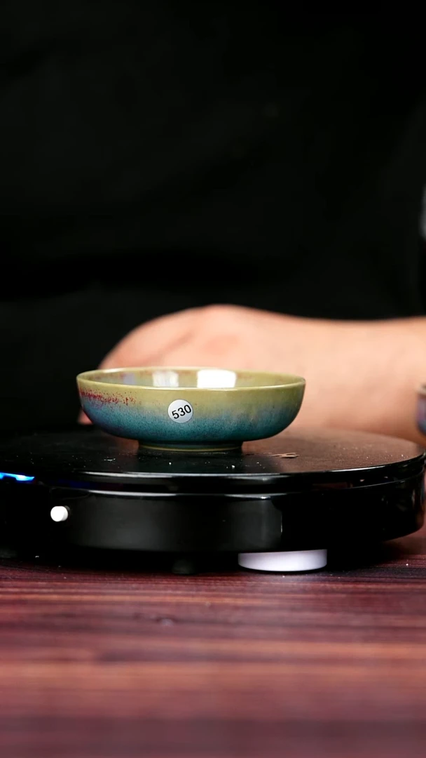 其他530#盼龙窑一级品原矿钧瓷半月普洱杯