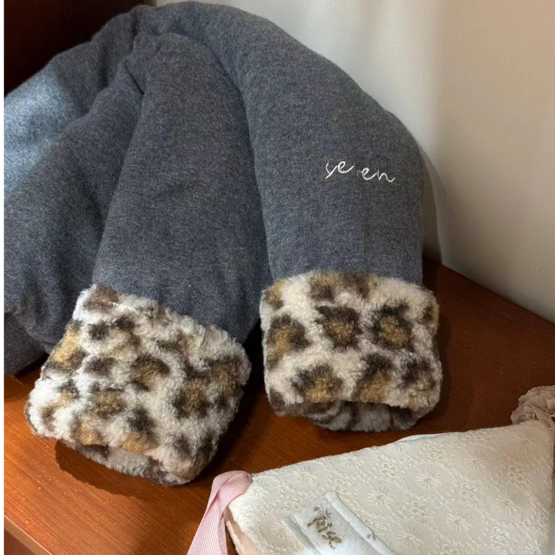 2025冬季新款女童一件过冬加厚蚕丝棉打底裤7432