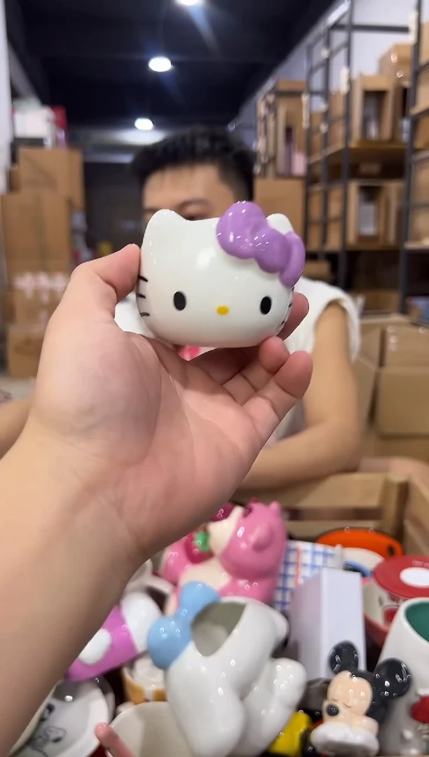 瓷片紫色kt猫香薰