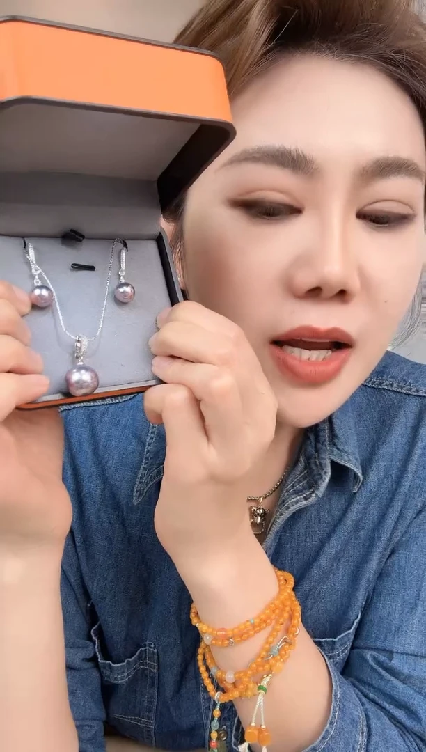 无合金耳饰项链套装