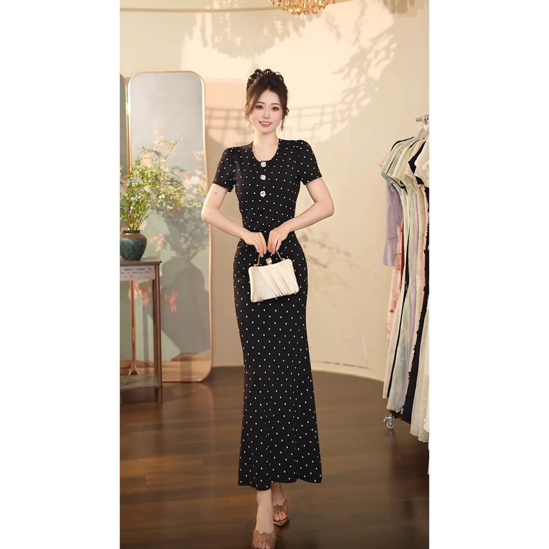 瑞瑞定制-1503（摩登女王）连衣裙N1011