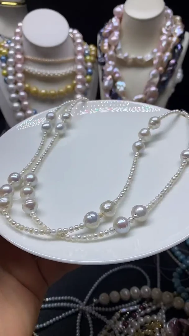 颈饰未镶嵌淡水珍珠多人