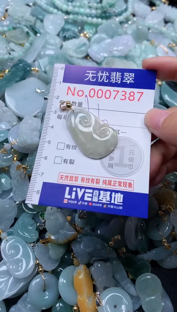 颈饰未镶嵌翡翠7387