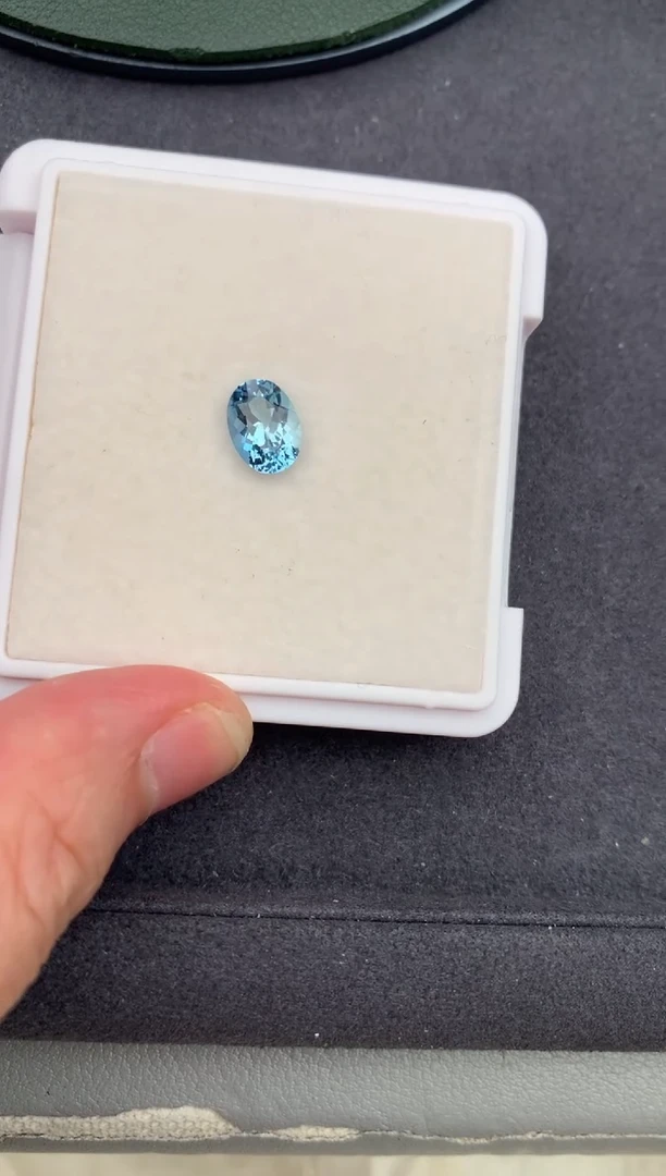 裸石海蓝宝石1.5ct 海蓝宝 定制 BH