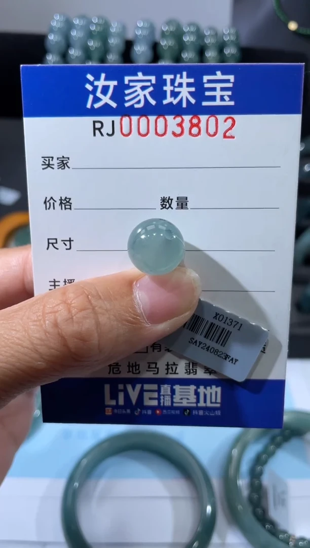 未镶嵌挂件翡翠3802