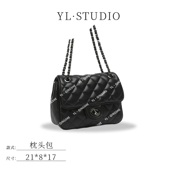 【依琳定制】女士潮流时尚经典气质手拎单肩包BF-66355-全黑色