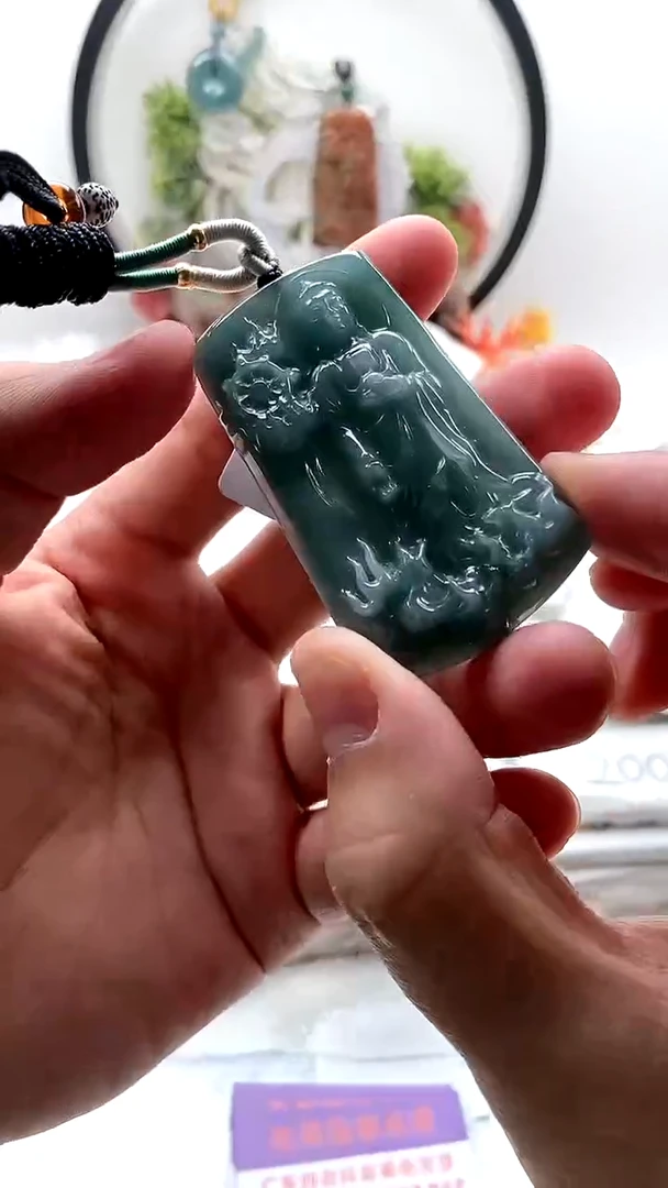 颈饰未镶嵌翡翠阿弥陀佛