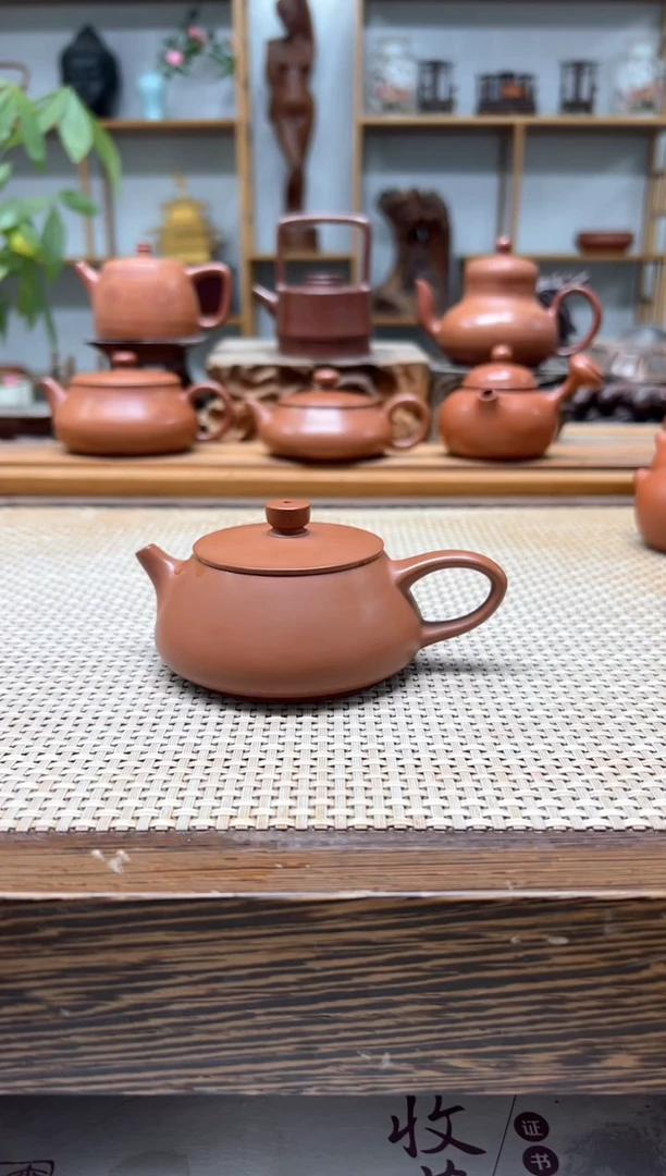 原矿朱泥全手 微瑕云瓢1号 110cc