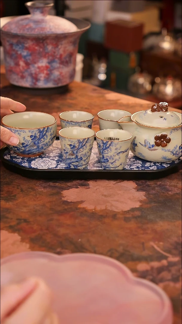 【闪购商品】陶瓷茶具（无礼盒无茶盘）@@A11507