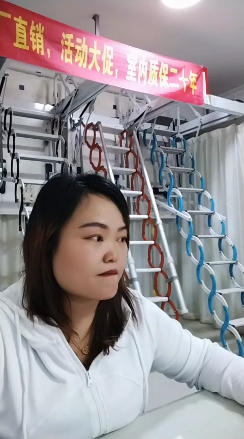 金属家用伸缩楼梯