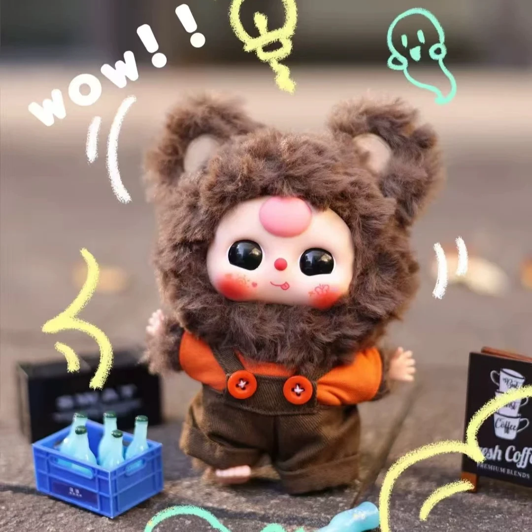 （娃三岁小可爱）拆盒盲盒Babythree 系列搪胶毛绒盲盒手办挂件