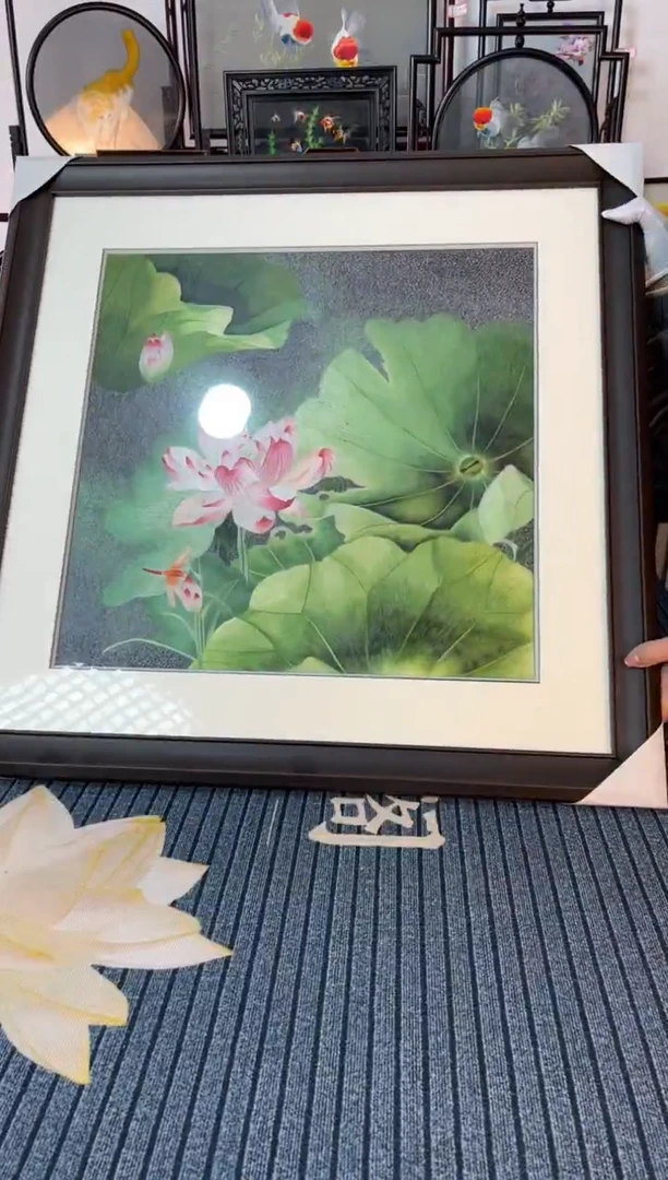 刺绣纯手工刺绣摆件