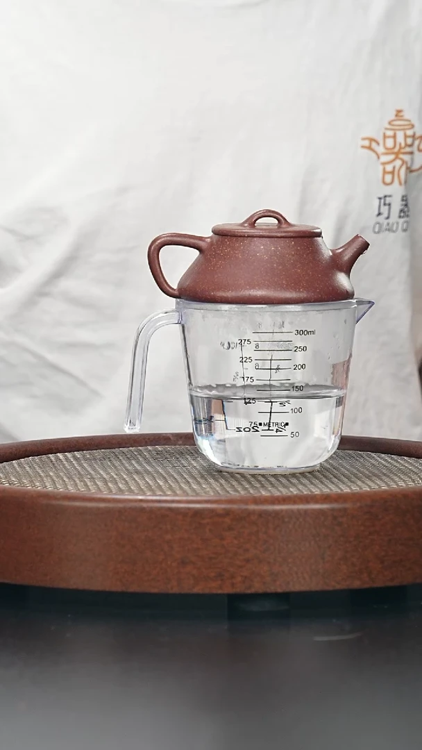 茶壶紫砂曲瓢-紫玉金砂-全手工无添加