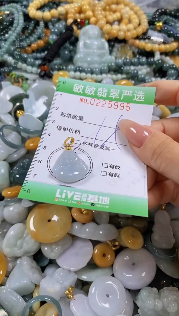 翡翠未镶嵌颈饰闪购0225995