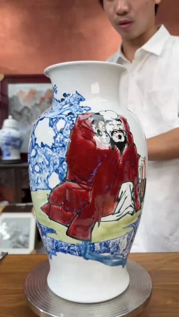 吴义松陶盟手工手绘陶瓷编码：5199