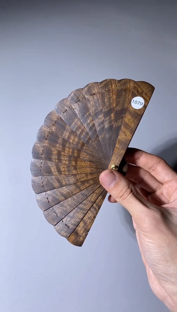 【闪购商品】金丝楠107号10cm金丝楠迷你扇