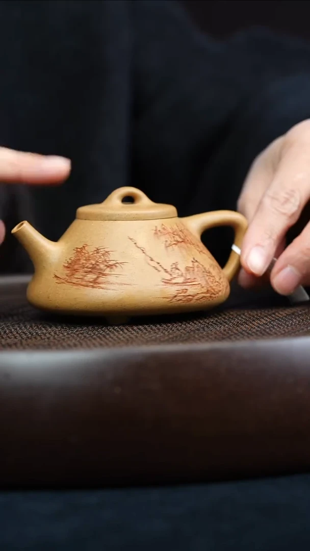 茶壶紫砂紫砂石瓢