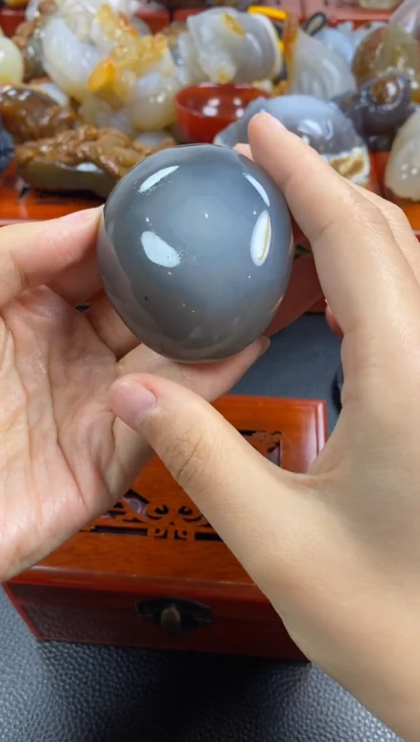 未镶嵌手把玛瑙/玉髓虚*子1