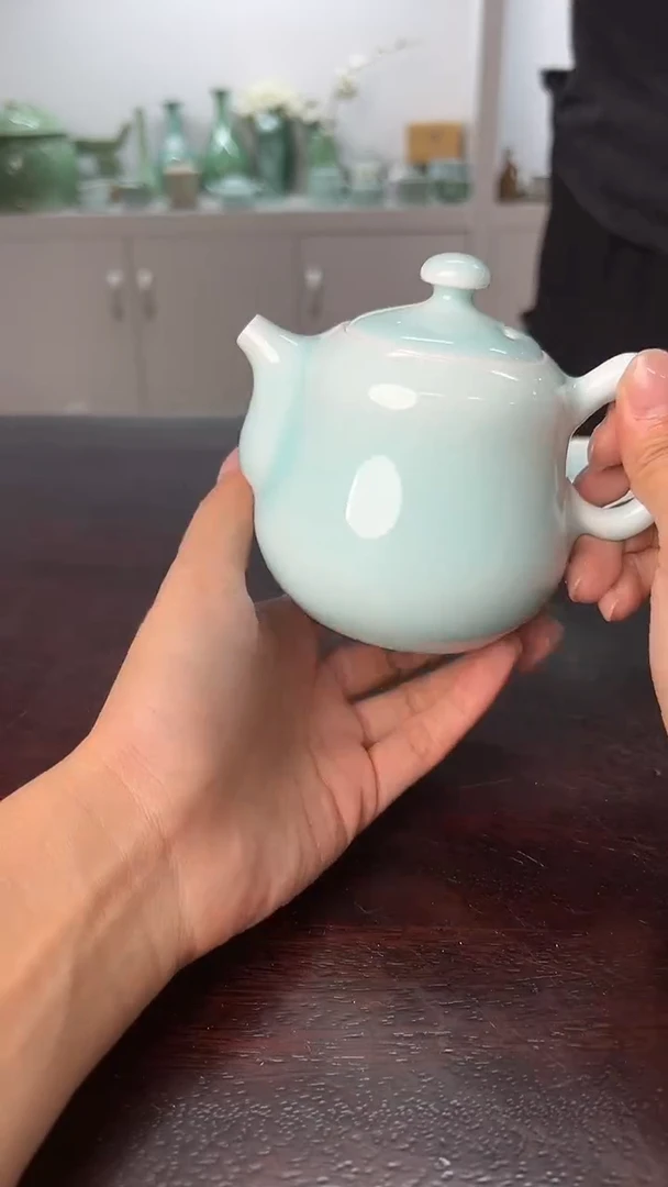 龙泉云间青瓷小米茶器