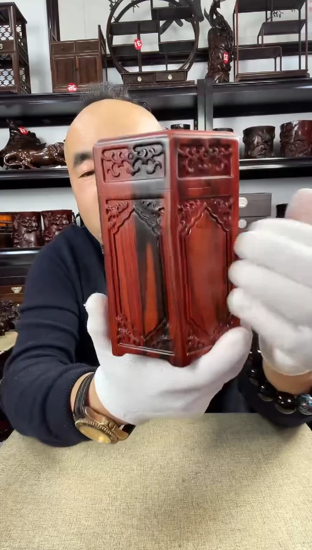 木老李红木工艺品437瑕疵