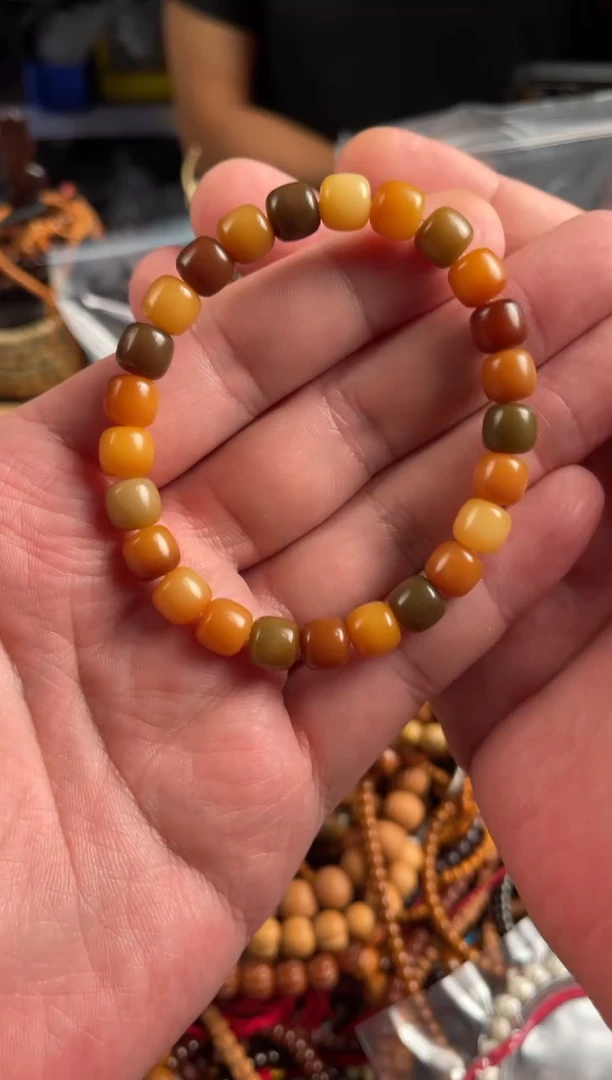 手串白玉菩提王胖子文玩工作室多宝菩提根