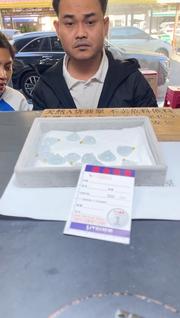 【闪购商品】翡翠颈饰18K金镶嵌多样性发其一完美度90%拍一发一2514