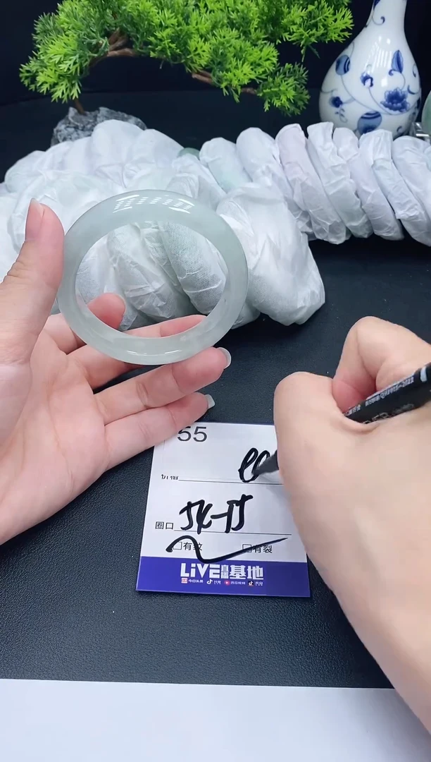 未镶嵌手镯翡翠55