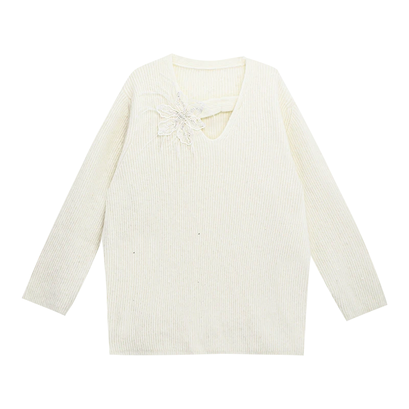 新款针织衫休闲慵懒毛衣234211J050