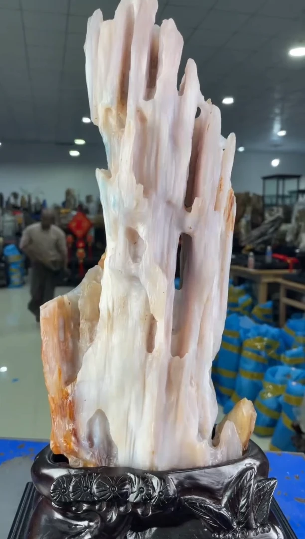 【闪购商品】硅化玉摆件未镶嵌33