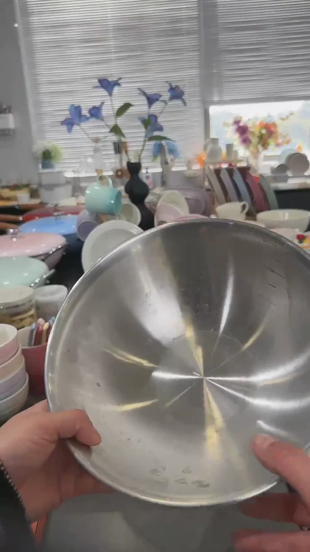 【闪购商品】瓷不锈钢料理盆+沥水篮24cm（2件套）