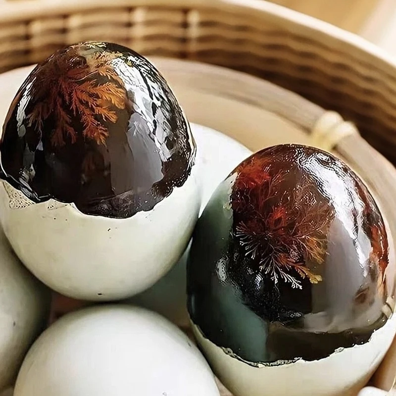 【清仓快抢20枚!!!】溏心皮蛋松花蛋无铅工艺鲜滑正宗白洋淀土鸭蛋