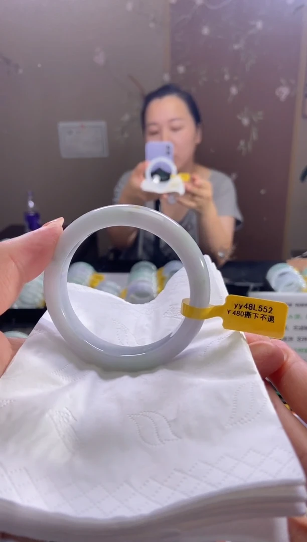未镶嵌手镯翡翠55.2圈口d