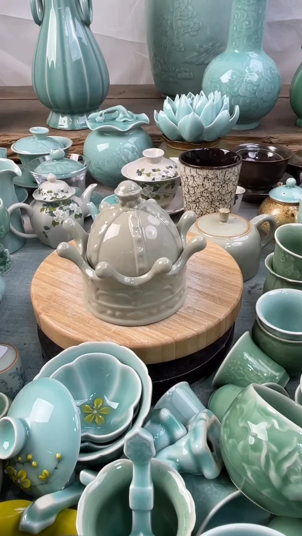 【闪购商品】特价福利 微瑕 慧仙青瓷