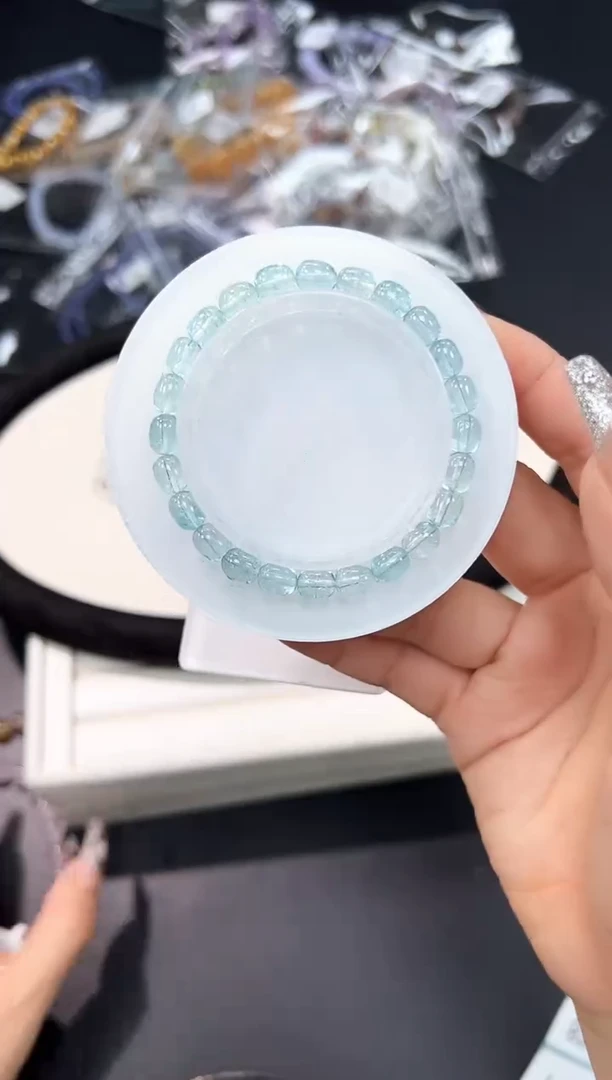 未镶嵌手链托帕石76c多样性发其一【1条】默认微瑕